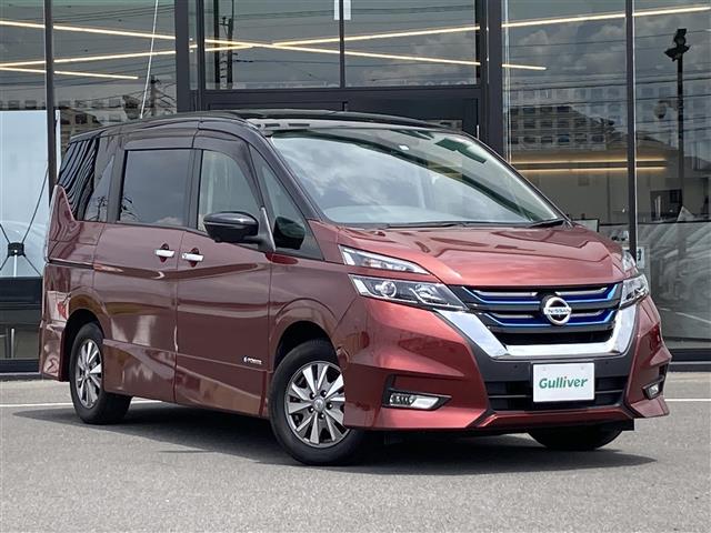 日産,セレナ,e－パワー ハイウェイスター V,純正ナビ 後席モニター パーキングアシスト,2019(平31)年式,マルーンレッド  2トーン,ID:54563623 | 中古車検索のガリバー