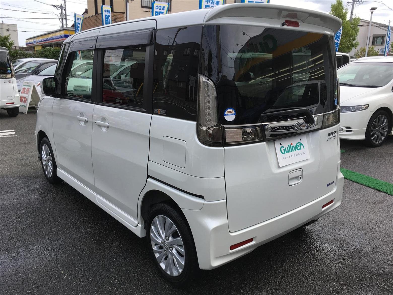 スズキ,スペーシアカスタムZ,ベースグレード デュアルカメラブレーキサポート ユーティリティーパッケージ装着車,2017年式(平成29年式),パール,ID52429788 中古車検索のガリバー